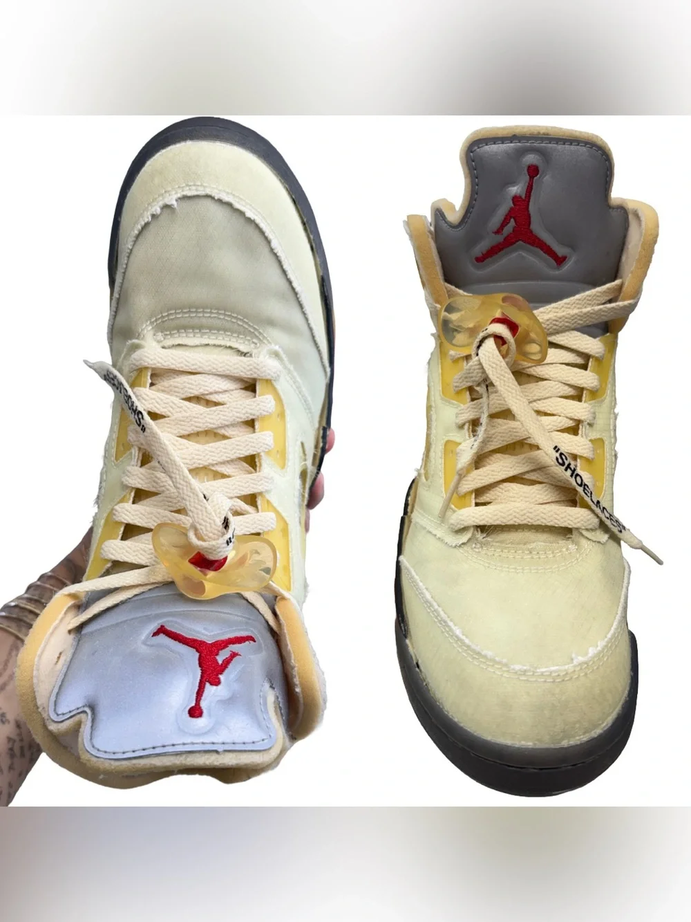 Authentic Air Jordan x Off- White 5 Retro SP 